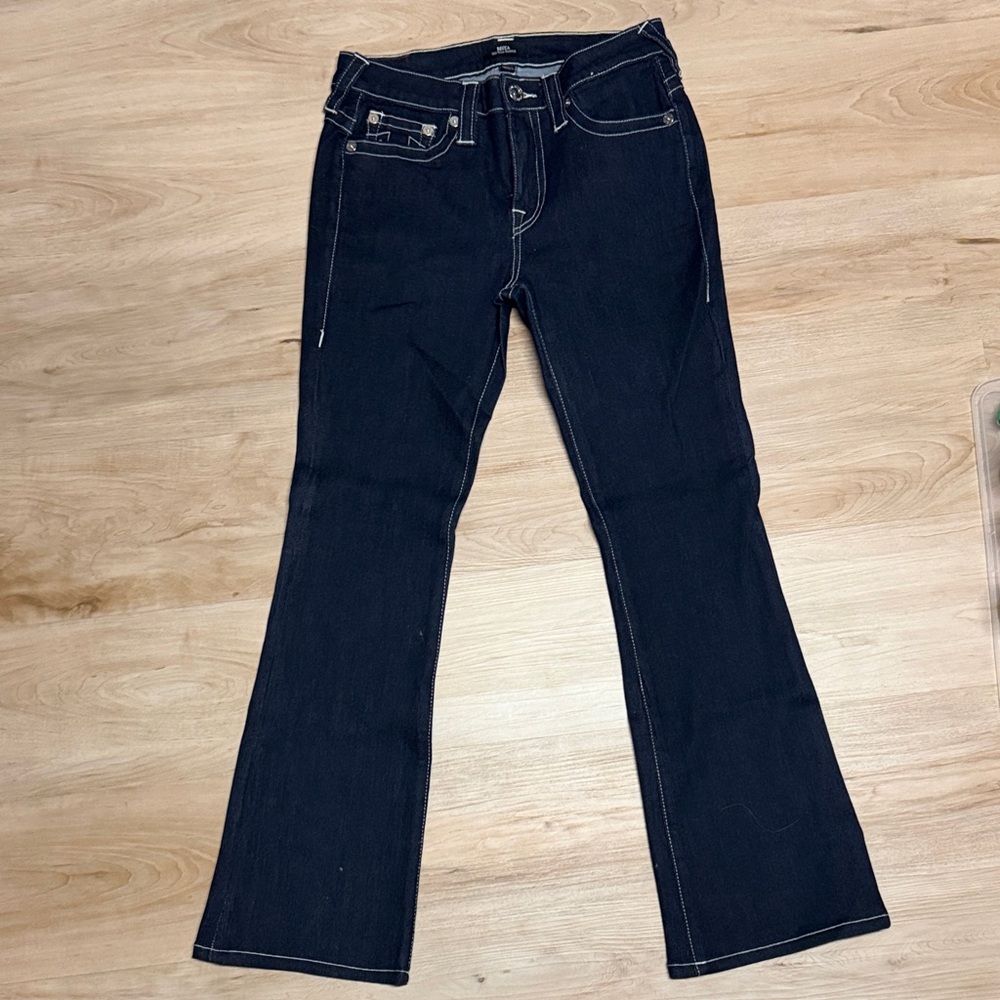 True Religion Becca Mid-Rise Boot Cut Jeans